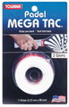 Tourna Overgrip Padel Mega Tac (extreme Griffigkeit, haltbar, breit) weiss 3er
