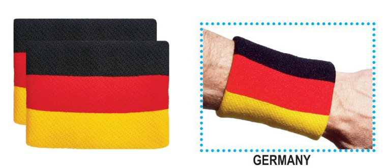 Tourna Schweissband Jumbo Germany 2er