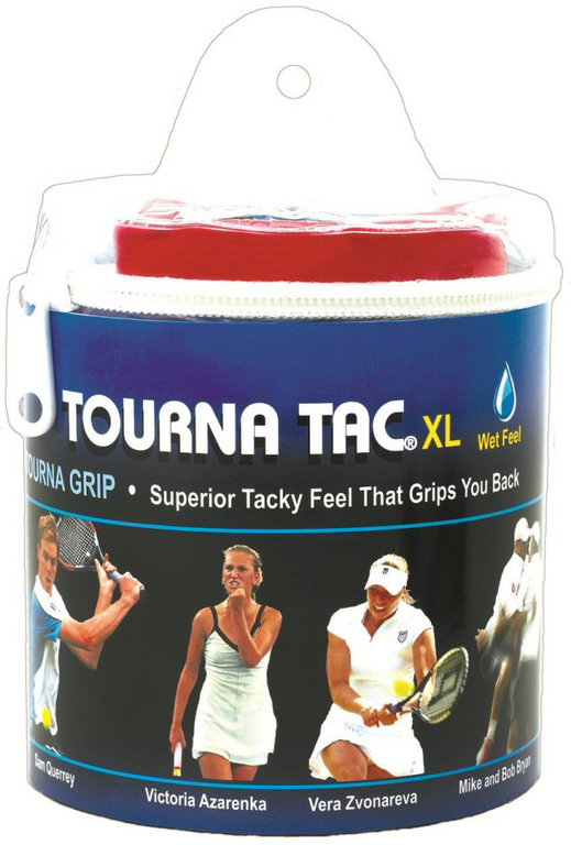 Tourna Overgrip Tac XL Tour Pack 0.55mm black 30-pack clip bag