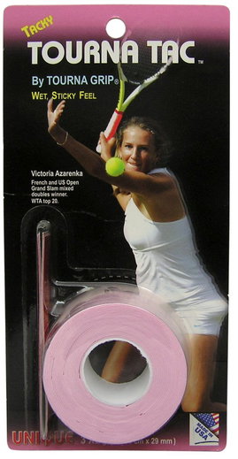 Tourna Overgrip Tac XL 0.55mm pink 3er