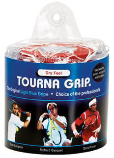 Tourna Overgrip Grip Standard Tour Pack blau 30er Beutel
