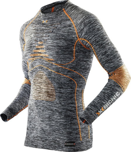 X-Bionic Energy Accumulator Evo Melange Shirt Long Sleeves grey Men