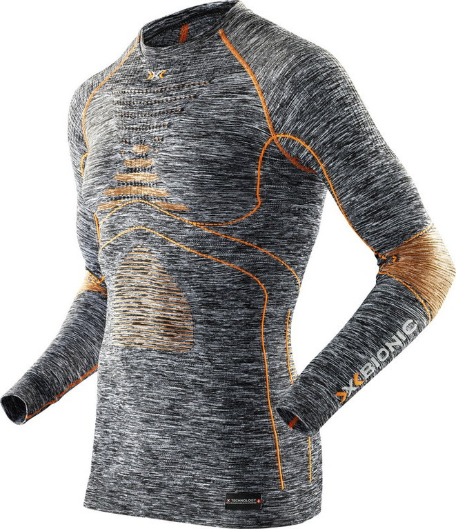 X-Bionic Energy Accumulator Evo Melange Shirt Long Sleeves grau Herren