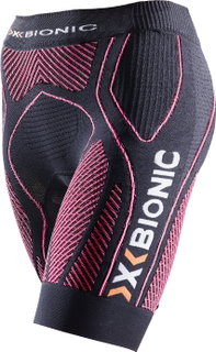 X-Bionic Running Shorts The Trick short black/pink Women
