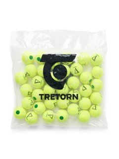 Tretorn Methodikbälle Stage 1 Academy (grüner Punkt) gelb 36er Polybag