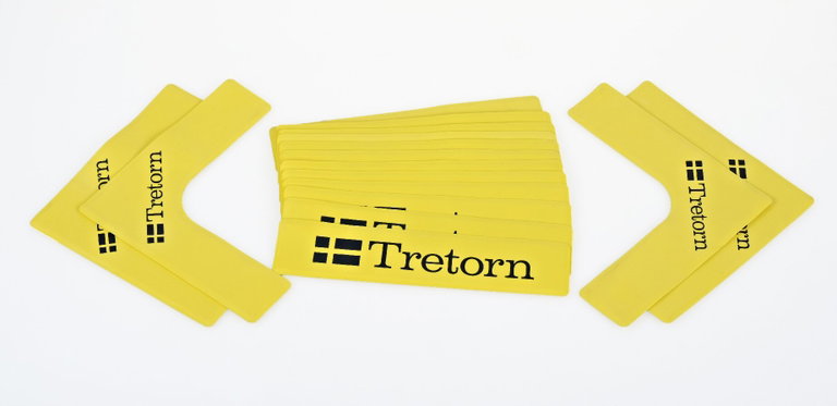 Tretorn Markierungslinien Set (16 Teile) gelb