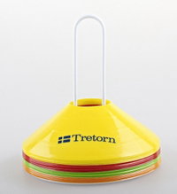 Tretorn Markierungshütchen (20 Kegel farblich sortiert)