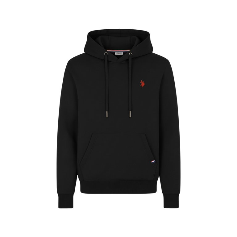 U.S. Polo Assn. Kapuzenpullover Sweat Hoodie US16997 (Baumwolle-Mischung) schwarz Herren