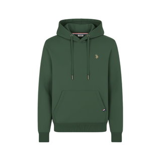 U.S. Polo Assn. Hooded Sweatshirt Hoodie US16997 (Cotton Blend) Dark Green Men's