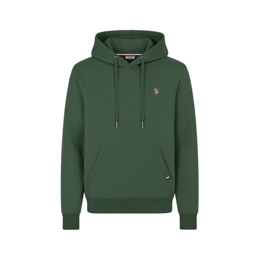 U.S. Polo Assn. Kapuzenpullover Sweat Hoodie US16997 (Baumwolle-Mischung) dunkelgrün Herren