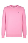 U.S. Polo Assn. Pullover Crewneck US16859 (100% Baumwolle) hellrosa Herren