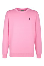 U.S. Polo Assn. Pullover Crewneck US16859 (100% Baumwolle) hellrosa Herren