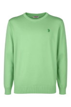 U.S. Polo Assn. Pullover Crewneck US16859 (100% Baumwolle) salbeigrün Herren