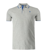 U.S. Polo Assn. Freizeit-Polo US16300 (Baumwolle) grau Herren