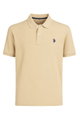 U.S. Polo Assn. Freizeit-Polo US16147 (Baumwolle) beige Herren