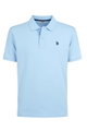 U.S. Polo Assn. Freizeit-Polo US16147 (Baumwolle) hellblau Herren