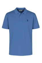 U.S. Polo Assn. Freizeit-Polo US16147 (Baumwolle) blau Herren