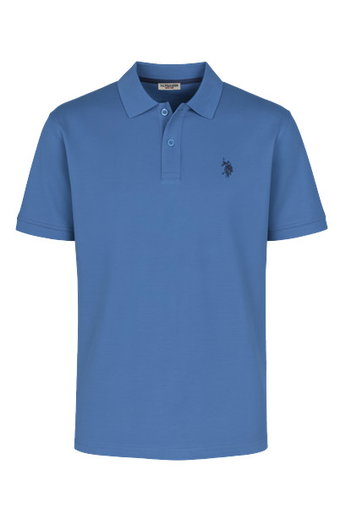 U.S. Polo Assn. Freizeit-Polo US16147 (Baumwolle) blau Herren