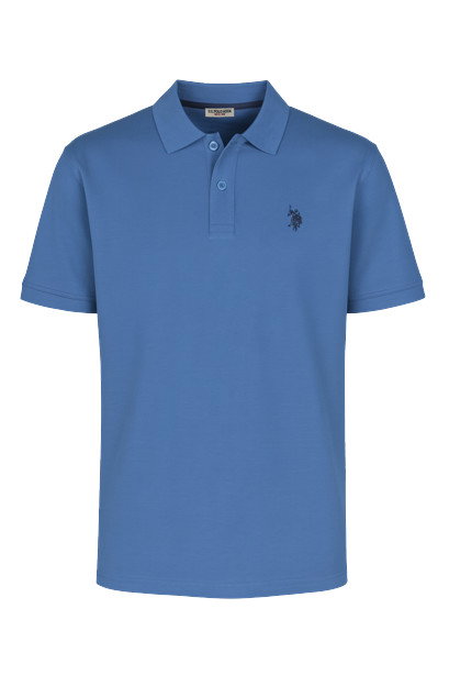 U.S. Polo Assn. Freizeit-Polo US16147 (Baumwolle) blau Herren
