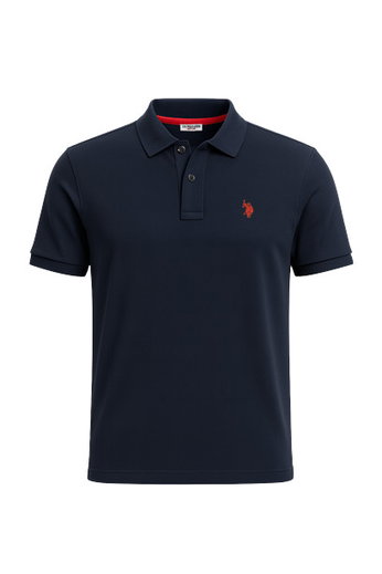 U.S. Polo Assn. Freizeit-Polo US16147 (Baumwolle) dunkelblau Herren