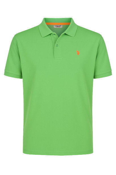 U.S. Polo Assn. Freizeit-Polo US16147 (Baumwolle) grün Herren