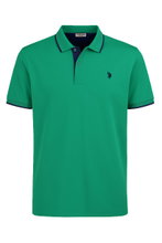 U.S. Polo Assn. Freizeit-Polo US16300 (Baumwolle) grün Herren