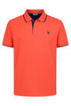 U.S. Polo Assn. Freizeit-Polo US16300 (Baumwolle) coralorange Herren
