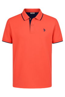U.S. Polo Assn. Polo casual US16300 (bawełna) koralowy męski