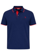 U.S. Polo Assn. Freizeit-Polo US16300 (Baumwolle) navyblau Herren