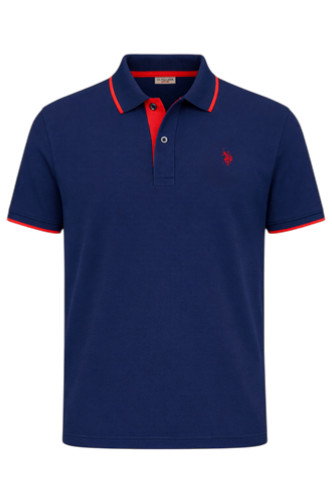U.S. Polo Assn. Freizeit-Polo US16300 (Baumwolle) navyblau Herren