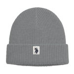 U.S. Polo Assn. Czapka (Beanie) US16992 - Bawełna - szara - 1 sztuka