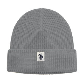U.S. Polo Assn. Czapka (Beanie) US16992 - Bawełna - szara - 1 sztuka