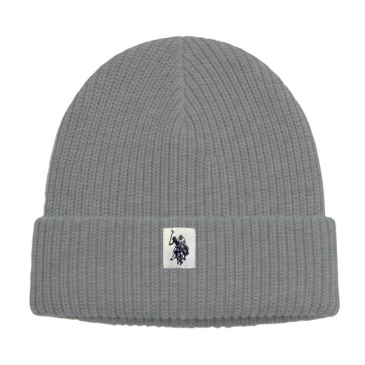 U.S. Polo Assn. Czapka (Beanie) US16992 - Bawełna - szara - 1 sztuka