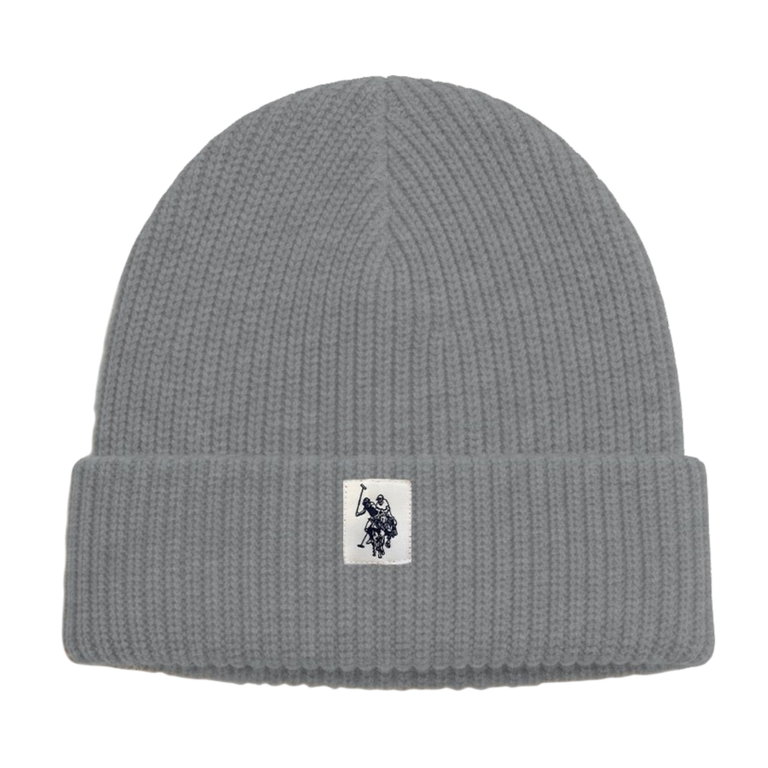 U.S. Polo Assn. Czapka (Beanie) US16992 - Bawełna - szara - 1 sztuka