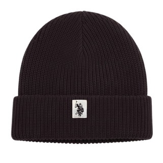 U.S. Polo Assn. Czapka (Beanie) US16992 - Bawełna - czarna - 1 sztuka