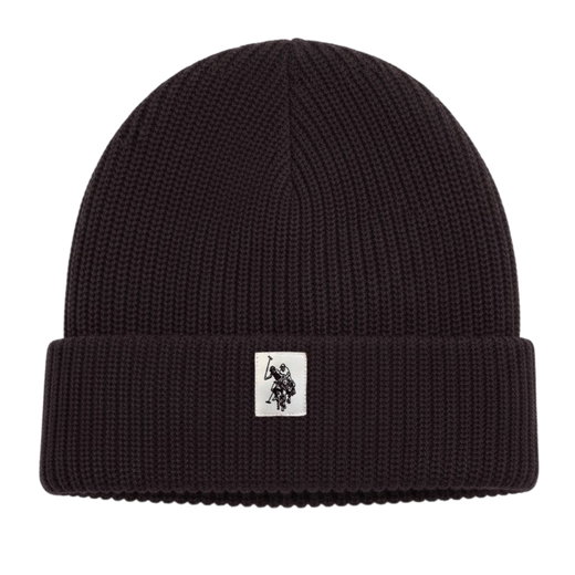 U.S. Polo Assn. Czapka (Beanie) US16992 - Bawełna - czarna - 1 sztuka