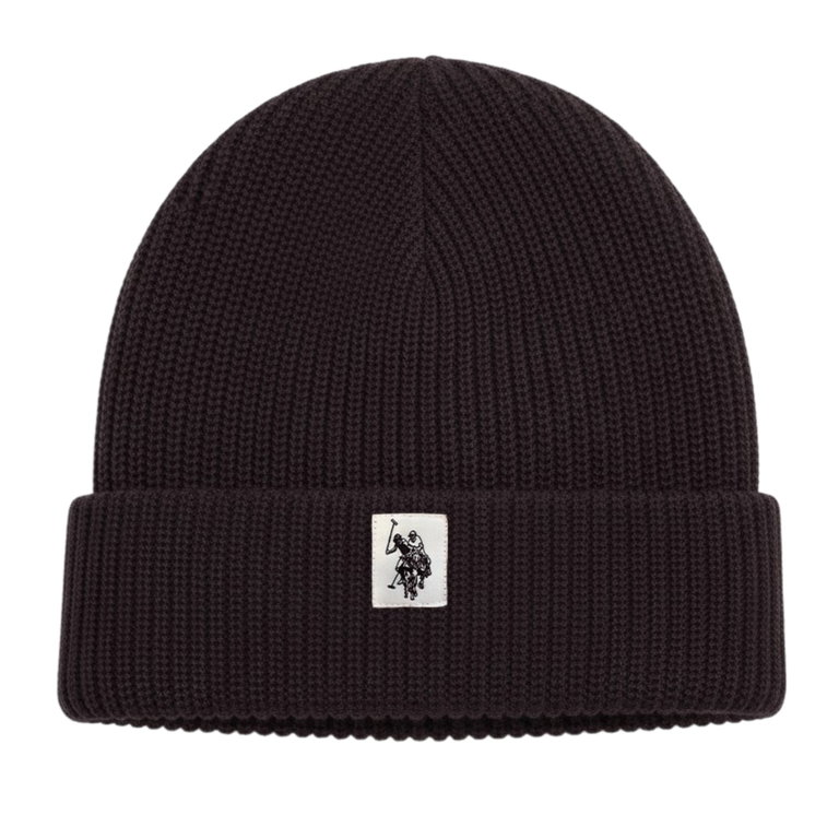 U.S. Polo Assn. Czapka (Beanie) US16992 - Bawełna - czarna - 1 sztuka