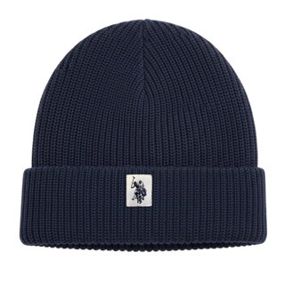 U.S. Polo Assn. Czapka (Beanie) US16992 - Bawełna - granatowa - 1 sztuka