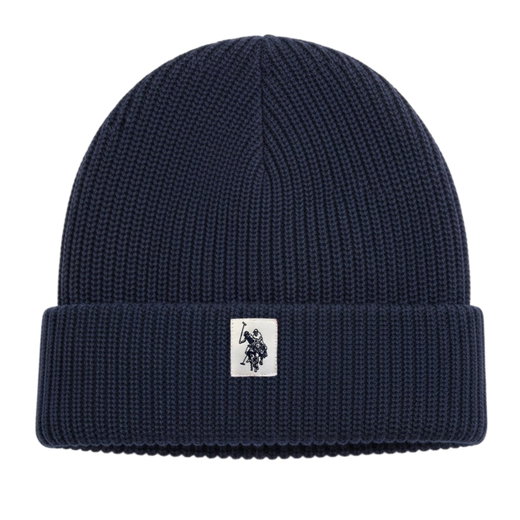 U.S. Polo Assn. Czapka (Beanie) US16992 - Bawełna - granatowa - 1 sztuka