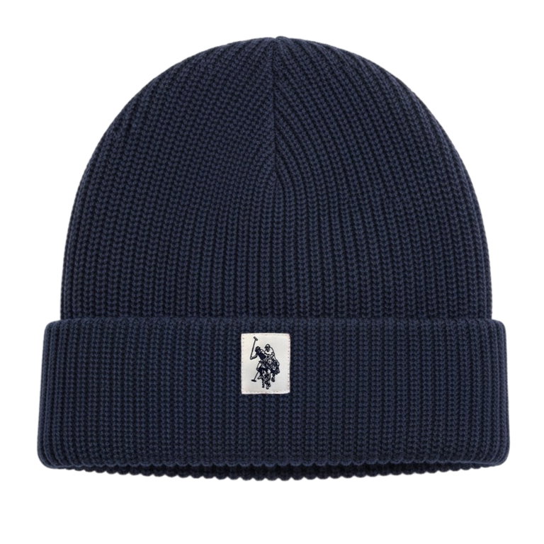 U.S. Polo Assn. Czapka (Beanie) US16992 - Bawełna - granatowa - 1 sztuka