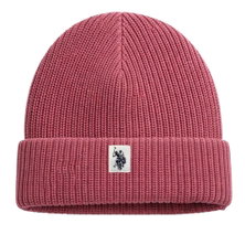 U.S. Polo Assn. Czapka (Beanie) US16992 - Bawełna - różowa - 1 sztuka