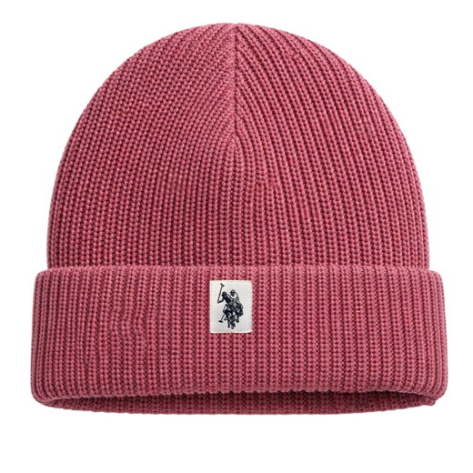 U.S. Polo Assn. Czapka (Beanie) US16992 - Bawełna - różowa - 1 sztuka