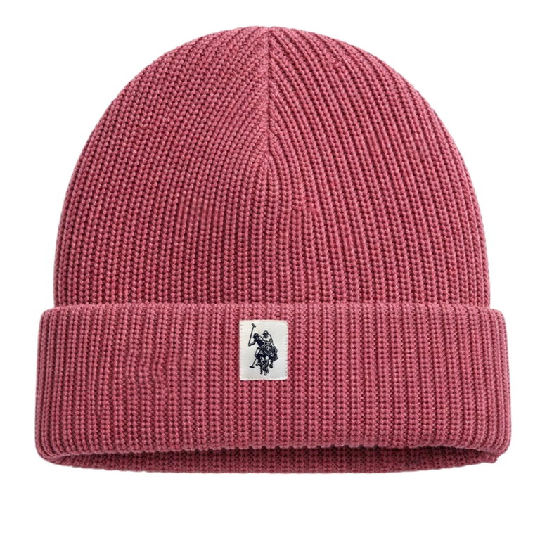 U.S. Polo Assn. Czapka (Beanie) US16992 - Bawełna - różowa - 1 sztuka