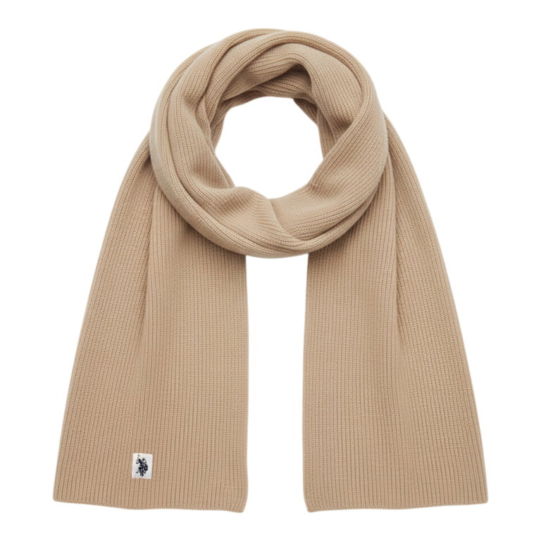 U.S. Polo Assn. Schal US16993 - Baumwolle - beige - 1 Stück