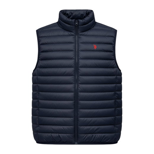U.S. Polo Assn. Steppweste US17017 navyblau Herren
