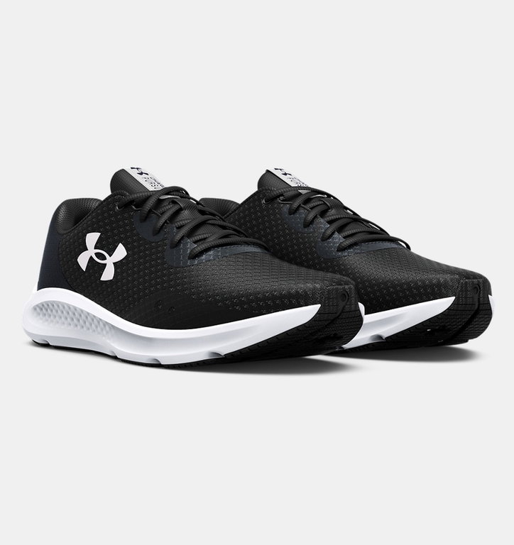 Under Armour Laufschuhe Charged Pursuit 3 schwarz/weiss Herren