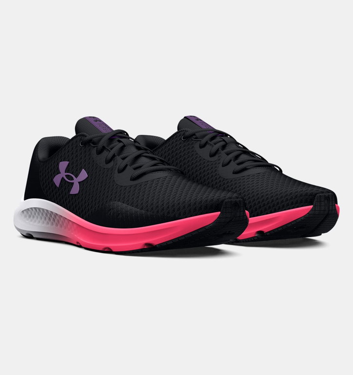 Under Armour Laufschuhe Charged Pursuit 3 schwarz/pink Damen
