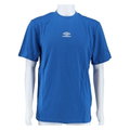 umbro Freizeit-Tshirt Diamond Small Logo Tee (Baumwolle) blau/weiss Herren