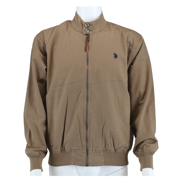U.S. Polo Assn. Blouson transitional jacket US16835 (cotton) brown men's