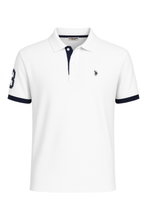U.S. Polo Assn. Freizeit-Polo US16927 (100% Baumwolle) weiss Herren